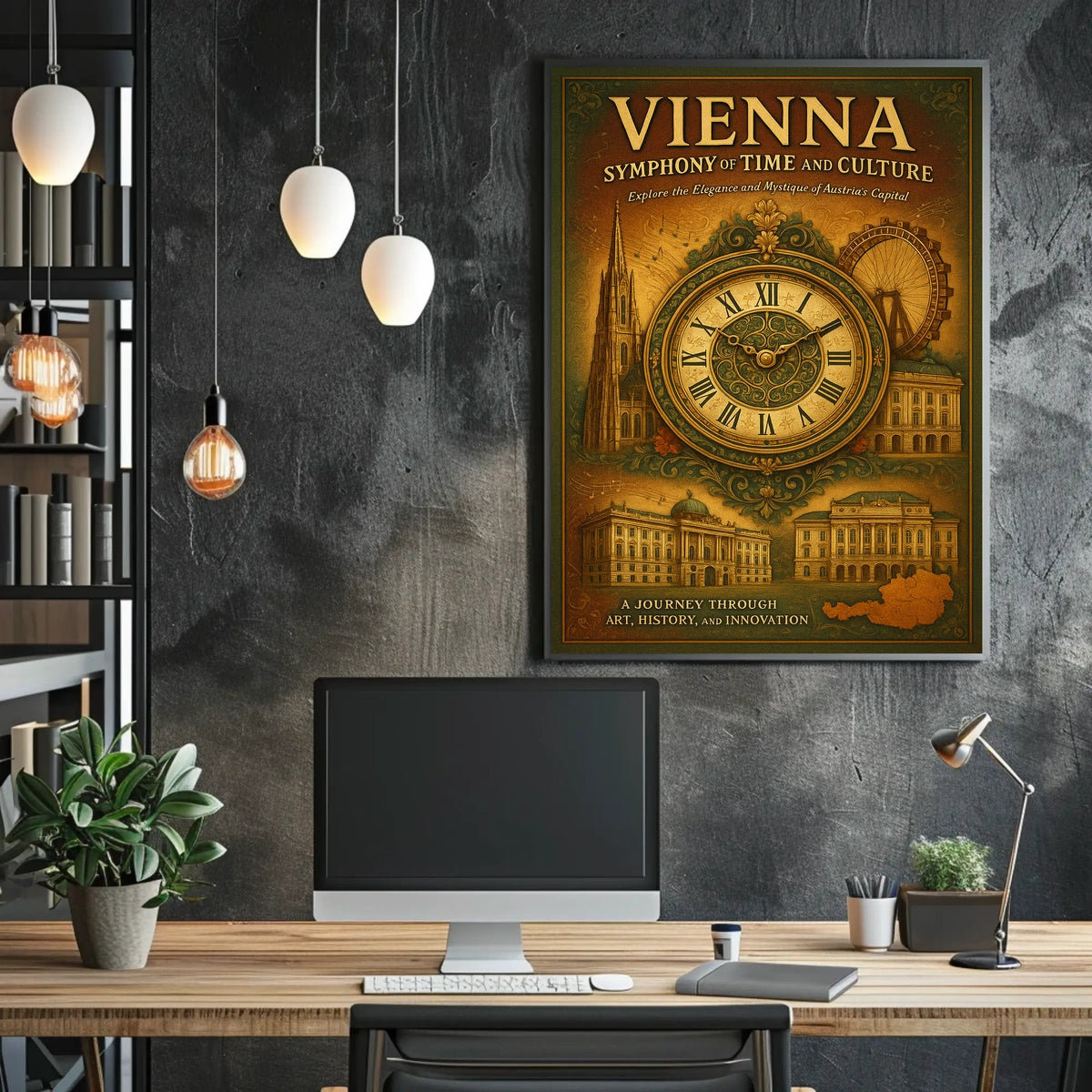 Vienna Symphony Of Time And Culture Poster