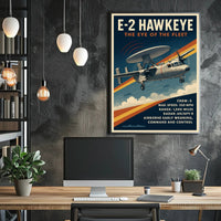 E-2 Hawkeye The Eye Of The Fleet Poster