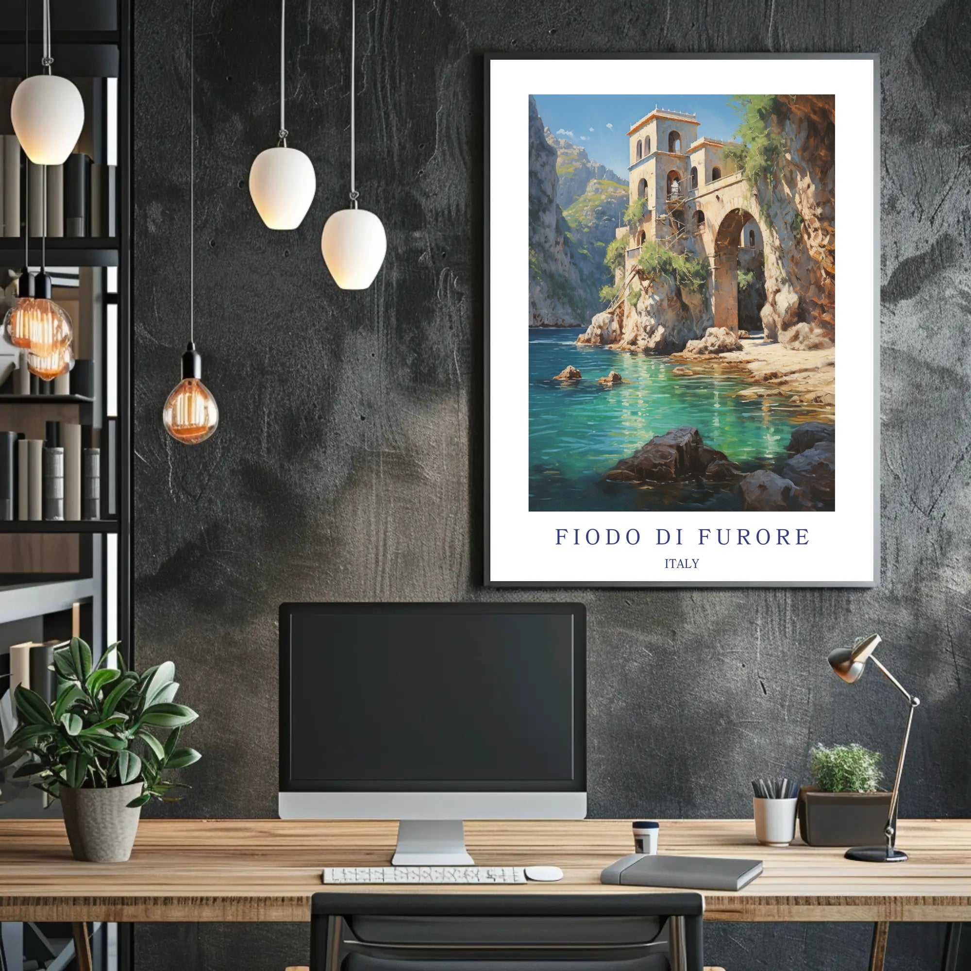 Furore Fjord Scenic Travel Poster PosterGoat