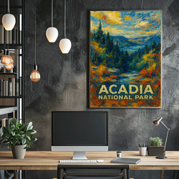 Acadia National Park Wanderlust Home Decor Poster