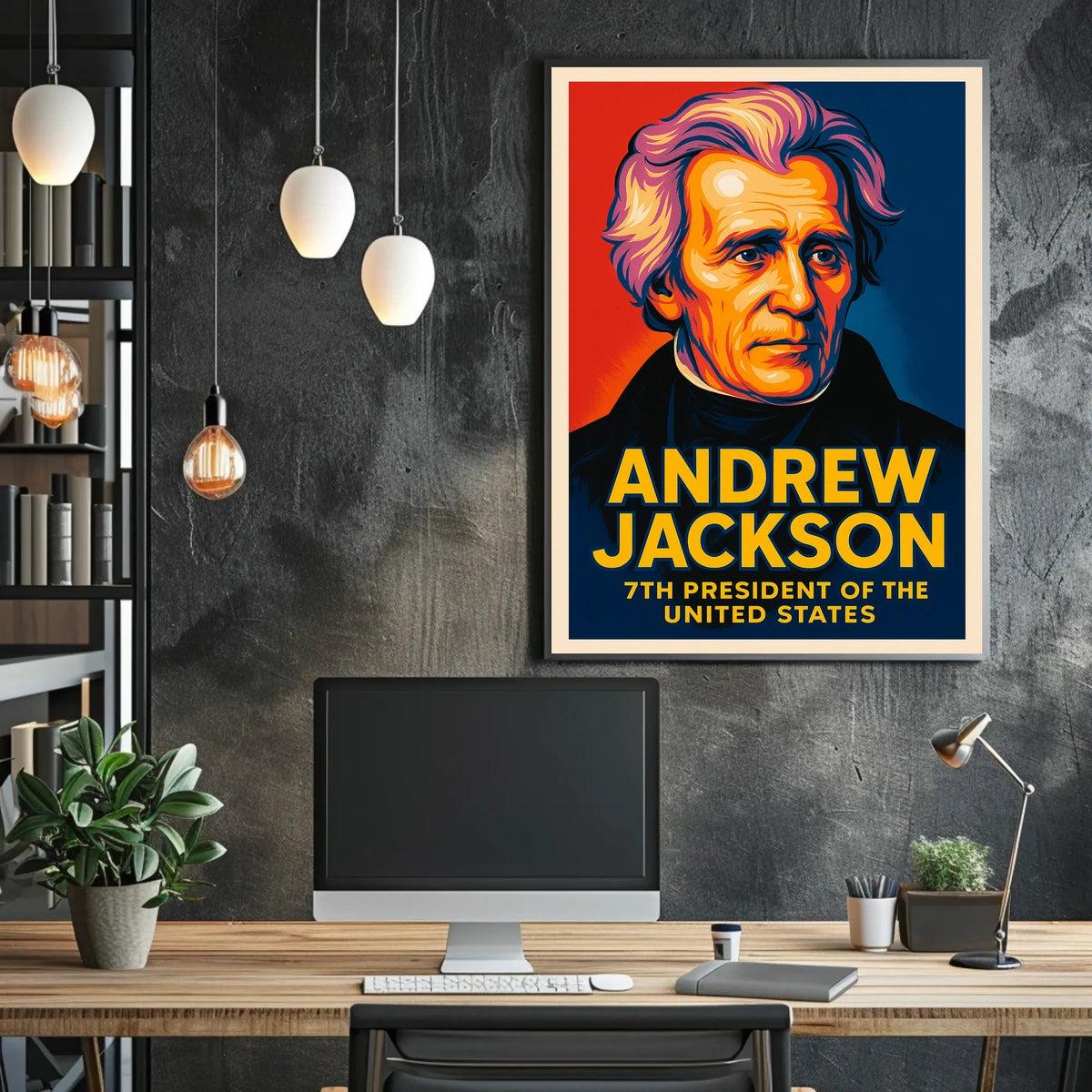 Andrew Jackson 7Th President Poster