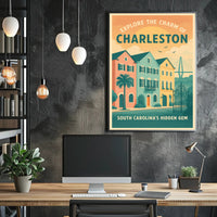 Explore The Charm Of Charleston Poster