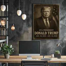 Donald Trump 47Th President Poster