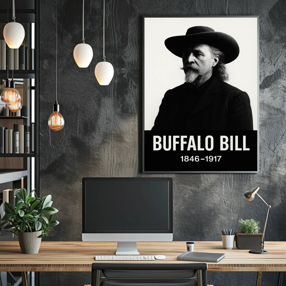 Buffalo Bill Western Icon Cultural or Heritage Poster