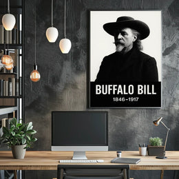 Buffalo Bill Western Icon Cultural or Heritage Poster