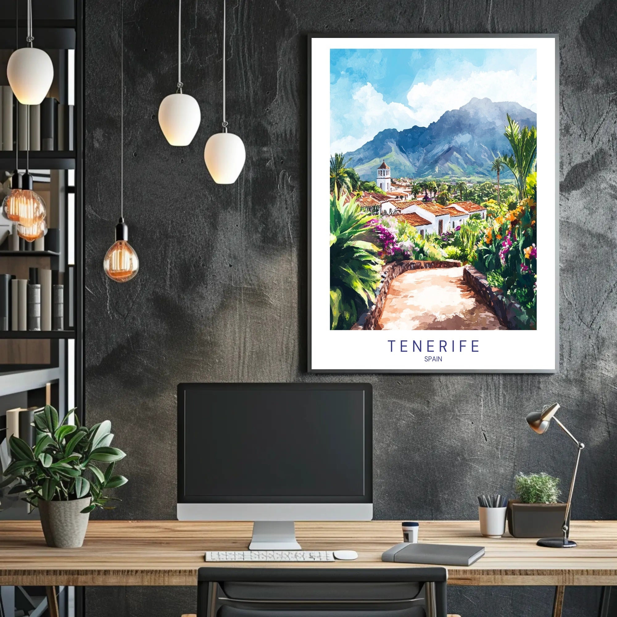 Scenic Beauty of Tenerife Poster PosterGoat