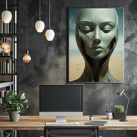 Ethereal Serenity In The Desert Poster