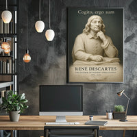 René Descartes The Father of Modern Philosophy Poster
