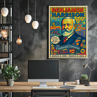 Benjamin Harrison 23rd President Poster PosterGoat