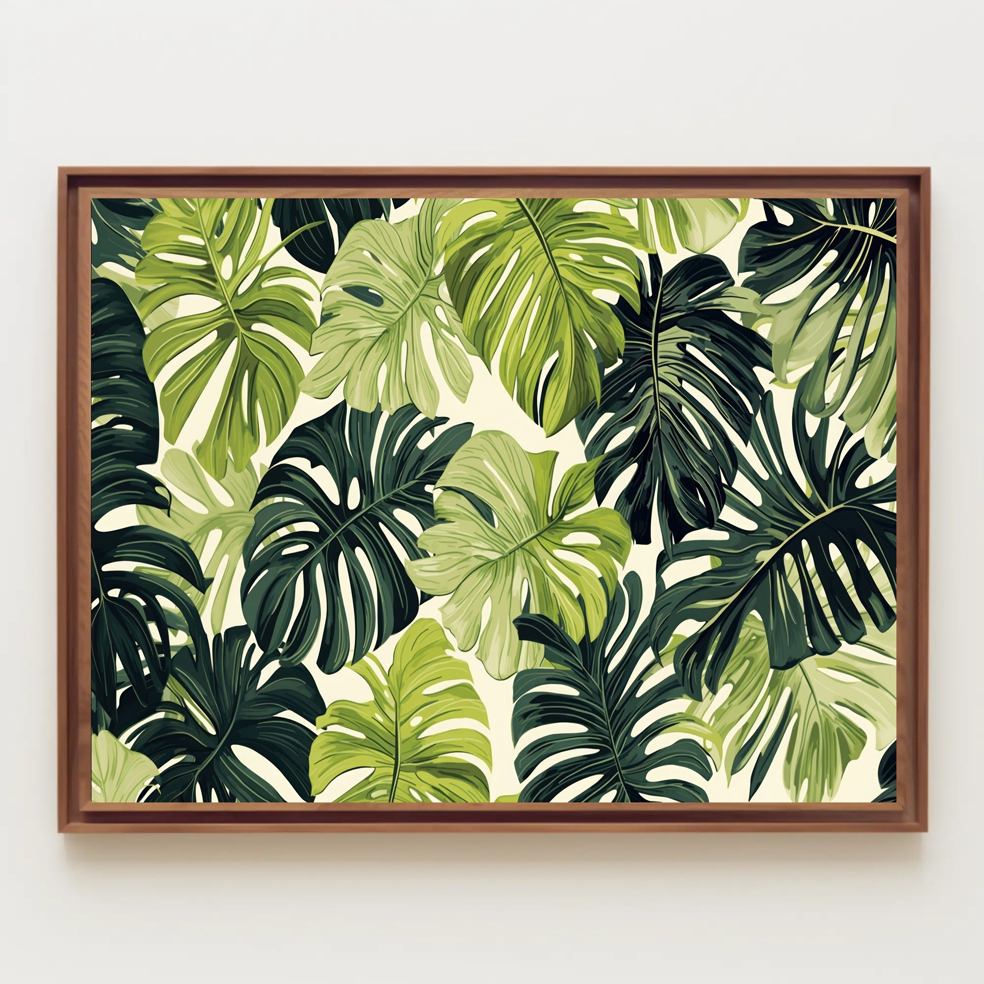 Tropical Foliage Delight Poster