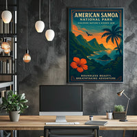 American Samoa: Hidden Gem National Park Poster