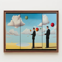 Surreal Dreamscape Explosion: Abstract or Artistic Poster