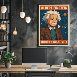 Albert Einstein Theory Of Relativity Poster