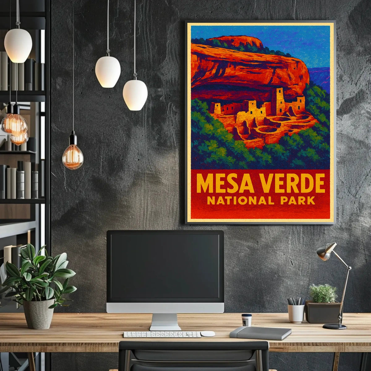 Mesa Verde Vintage Travel Collectors Poster