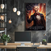 William Henry Harrison Tribute Poster