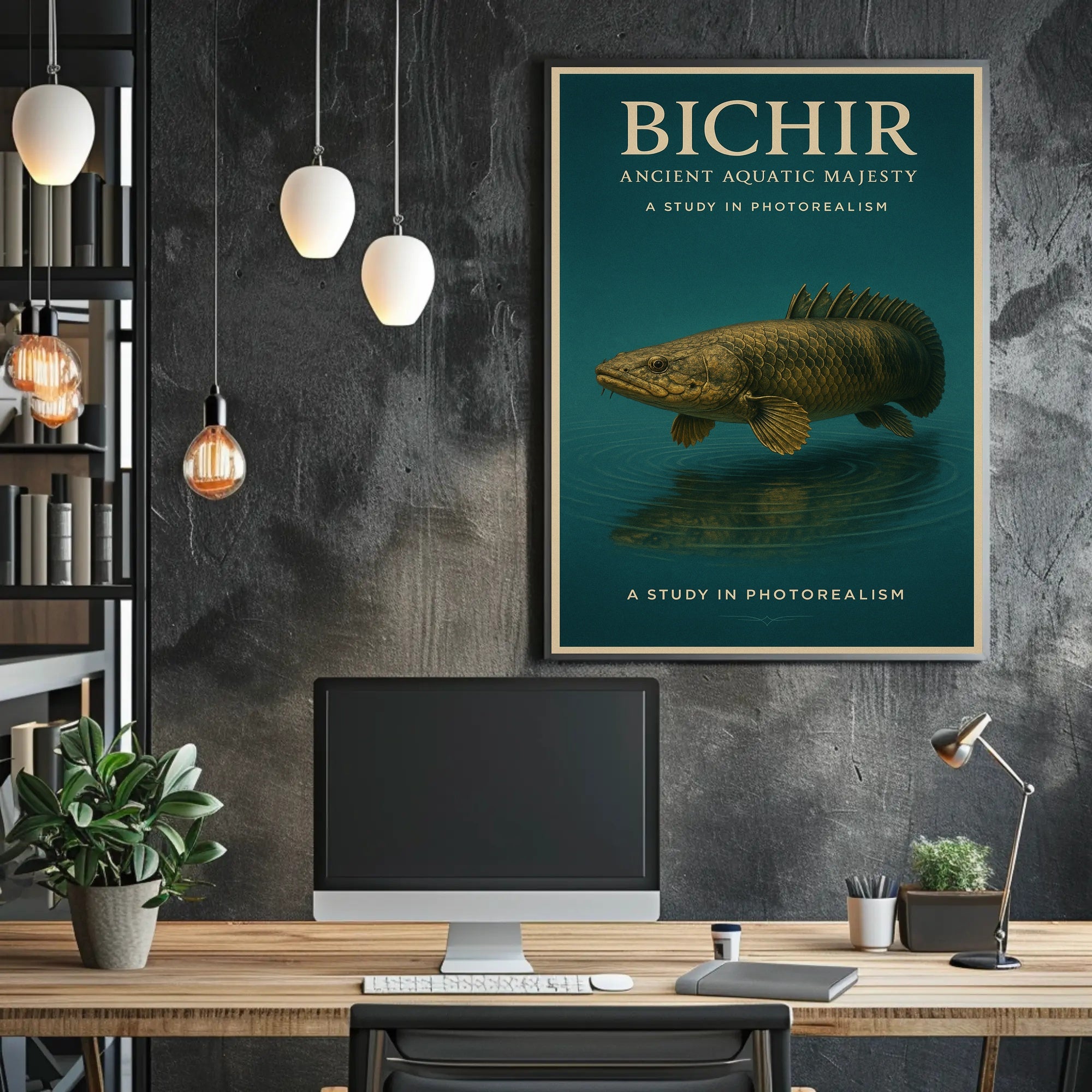 Bichir Ancient Aquatic Majesty Poster PosterGoat