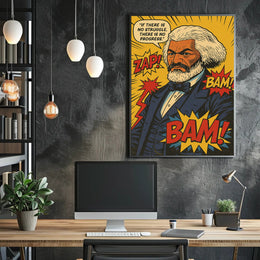 Struggle and Progress Wall Art Print PosterGoat