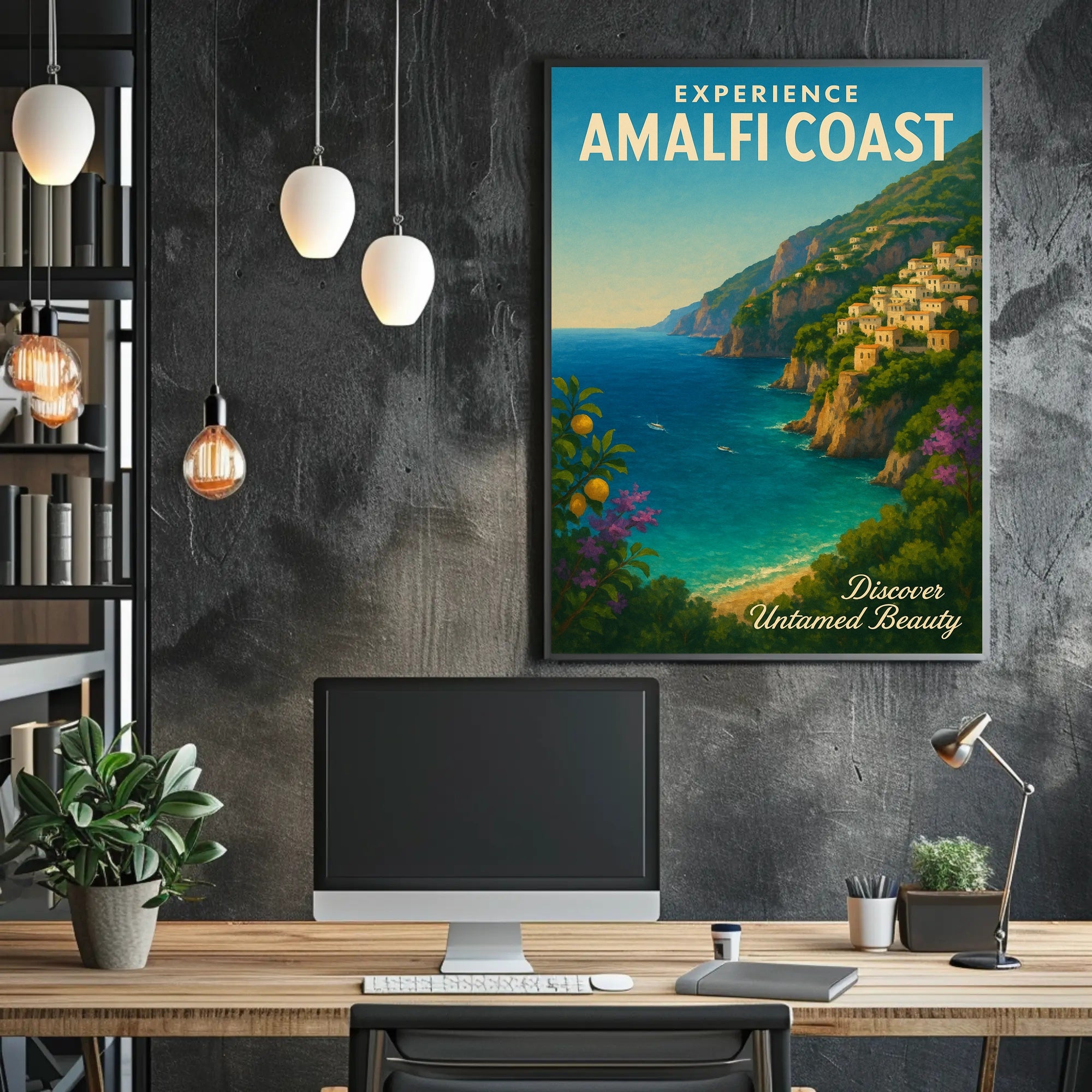 Experience the Amalfi Coast Poster PosterGoat
