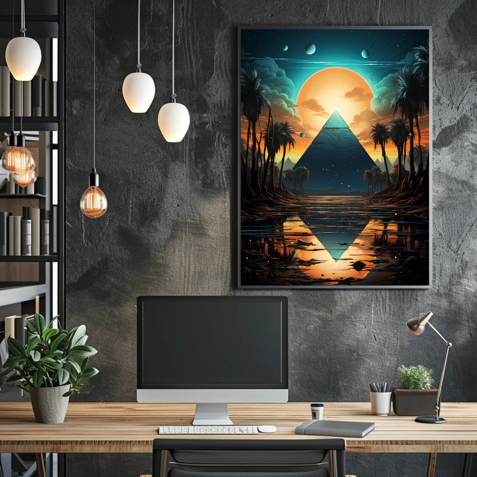 Celestial Reflections Poster