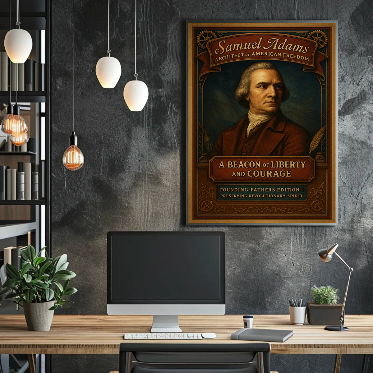 Samuel Adams Architect of American Freedom Poster
