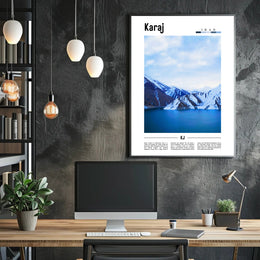 Karaj Scenic Beauty Poster - Urban or Cityscape Poster PosterGoat