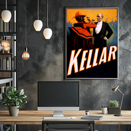 Kellar Vintage Magic Show Poster - Abstract, Artistic, or Pop Culture Poster