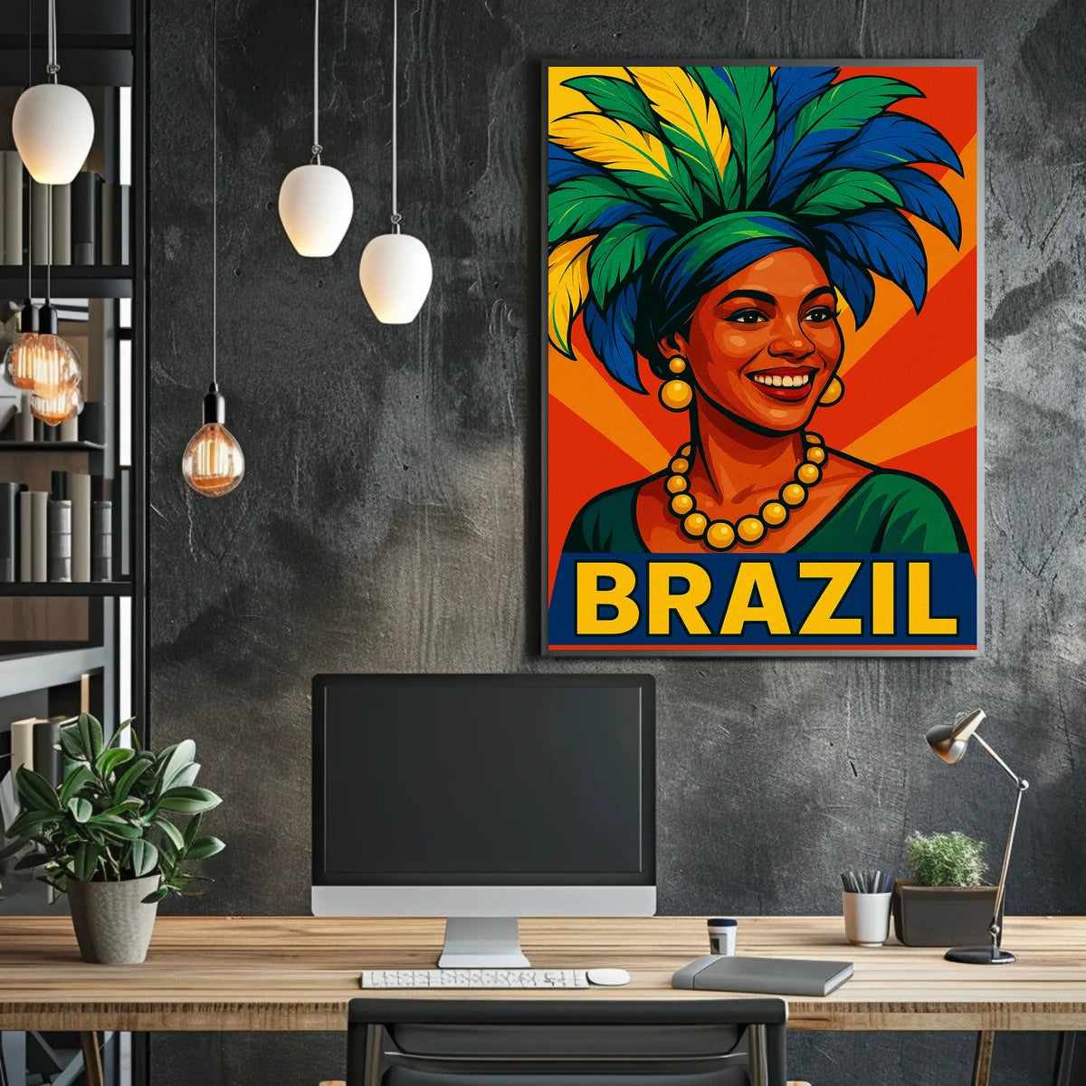 Vibrant Brazil Celebration Poster