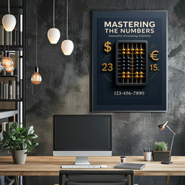 Master Finance with Innovative, Sleek Accounting Solution Poster