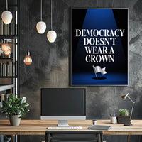 Bold Statement Poster with Political or Propaganda Twist