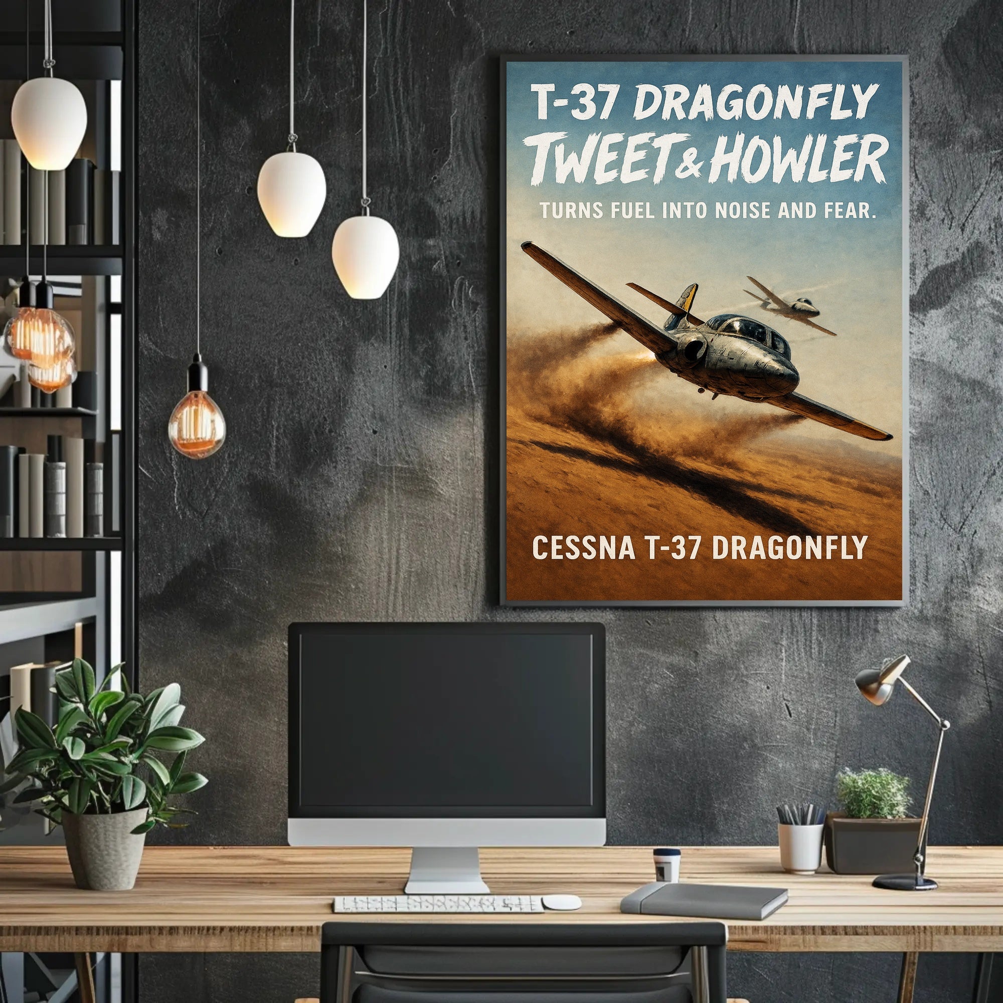 Cessna T-37 Dragonfly Poster PosterGoat