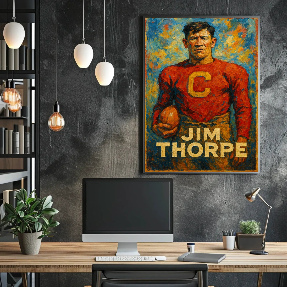 Jim Thorpe Portrait Poster