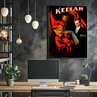 Kellar Magic Show Vintage Theatrical Poster