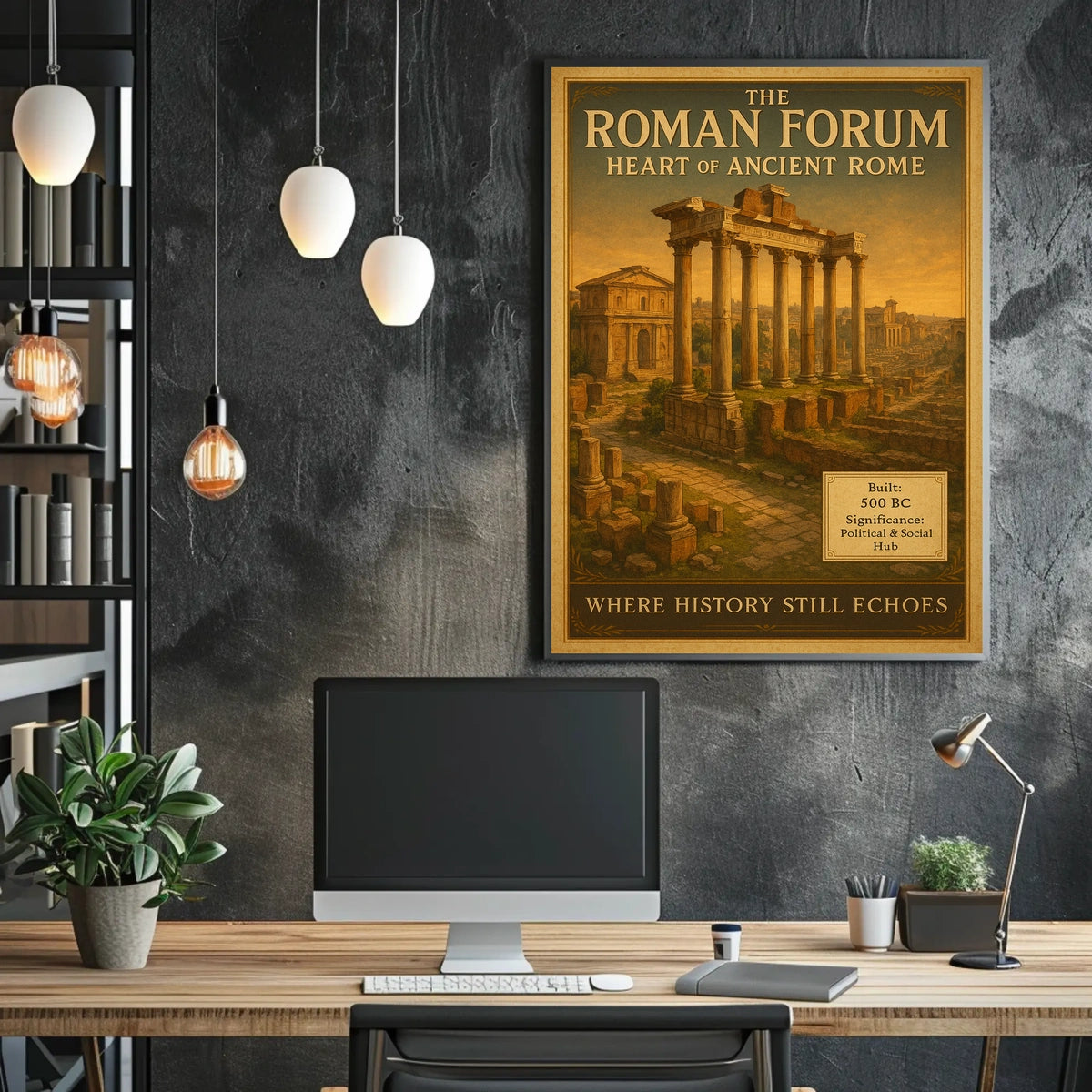 The Roman Forum Heart of Ancient Rome Poster