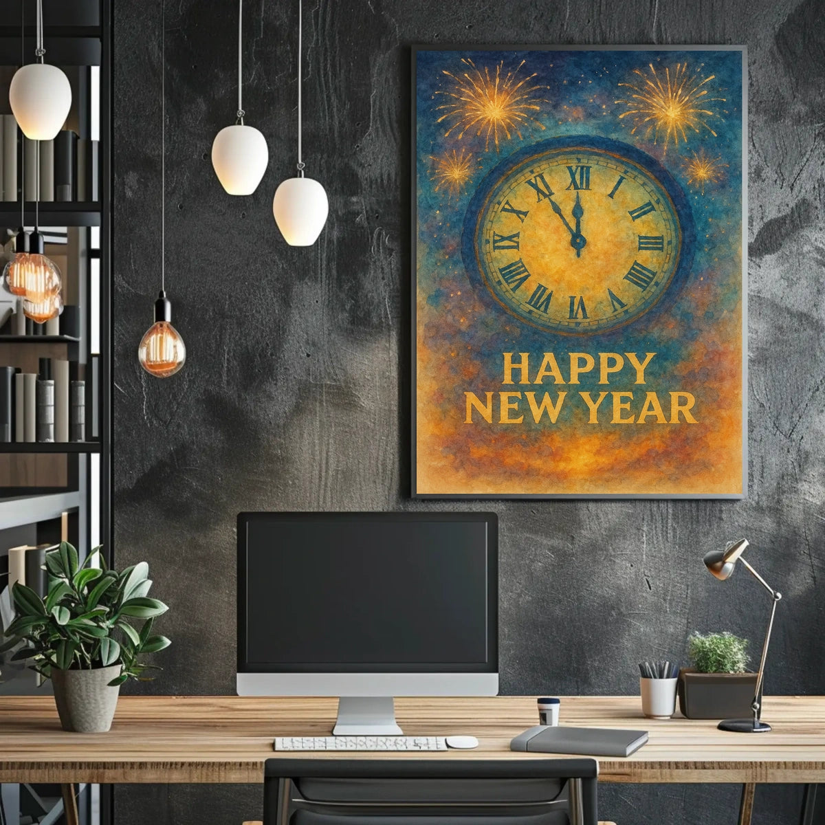 Happy New Year Celebration Poster