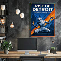 Rise of Detroit Poster PosterGoat