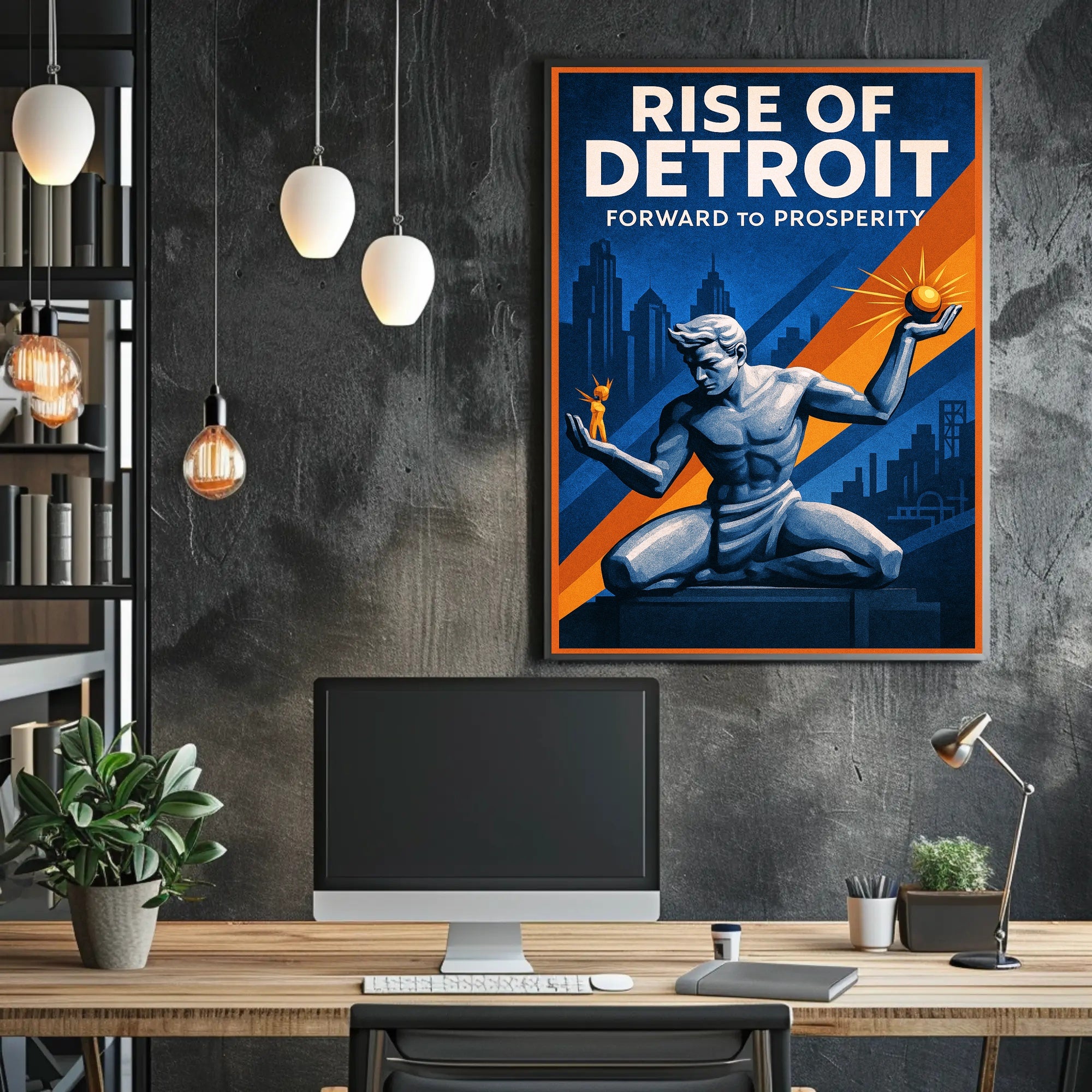 Rise of Detroit Poster PosterGoat