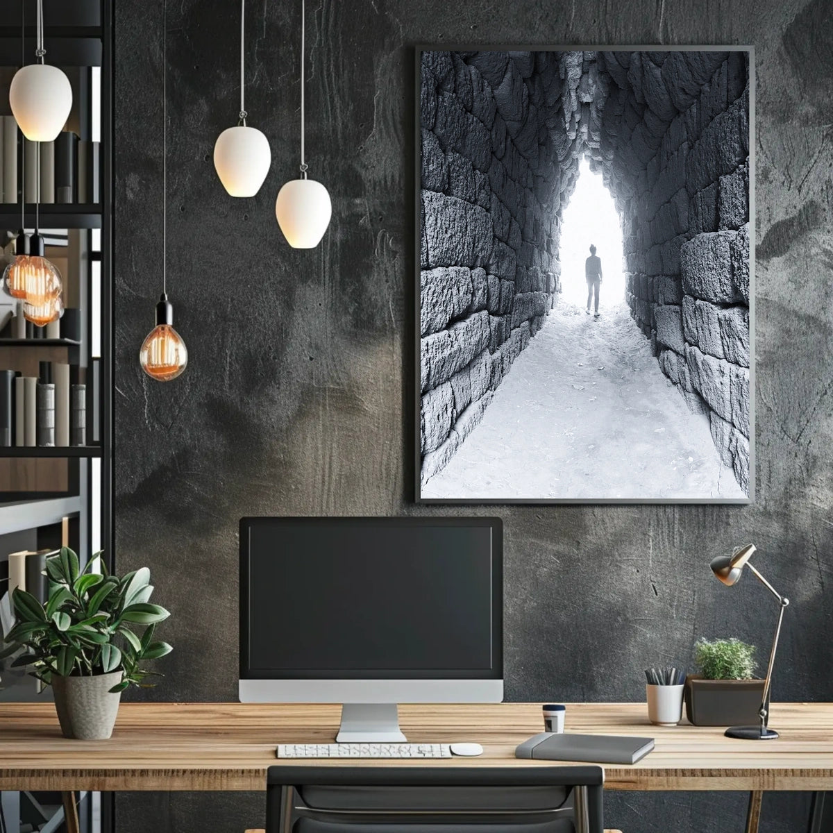 Journey Through The Stone Passage Poster