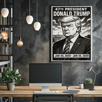 Donald Trump 47th President Poster