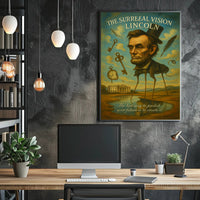 The Surreal Vision of Lincoln Poster PosterGoat