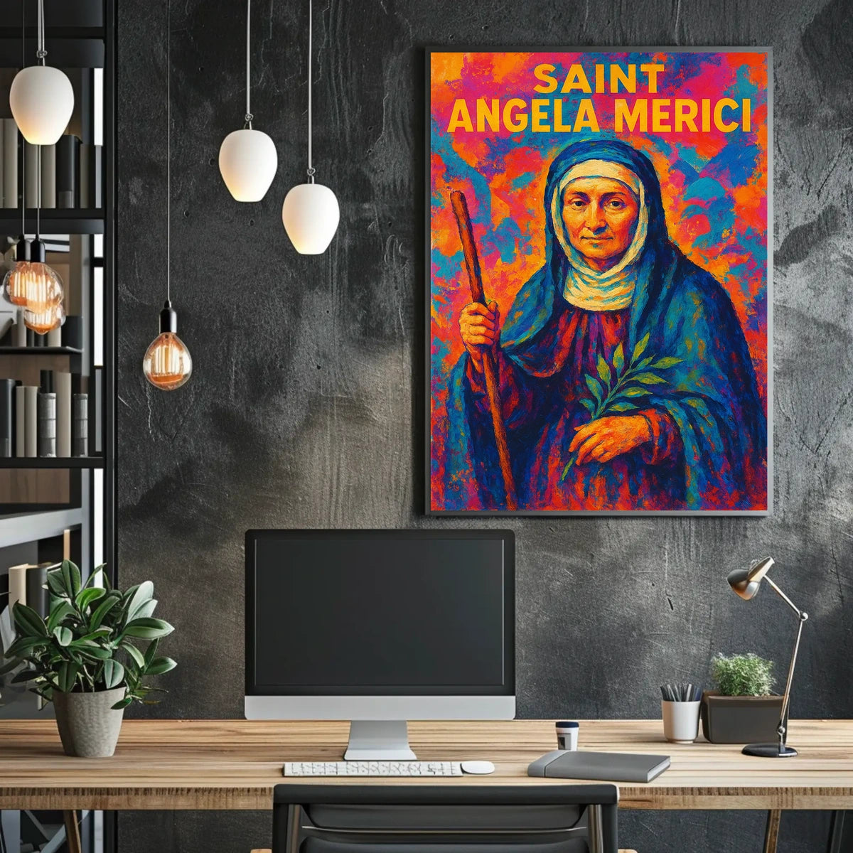 Saint Angela Merici Poster