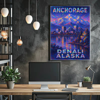 Anchorage And Denali AlaskaS Majestic Poster