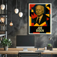 Joe Biden 46th President of the United States Abstract Pop Poster