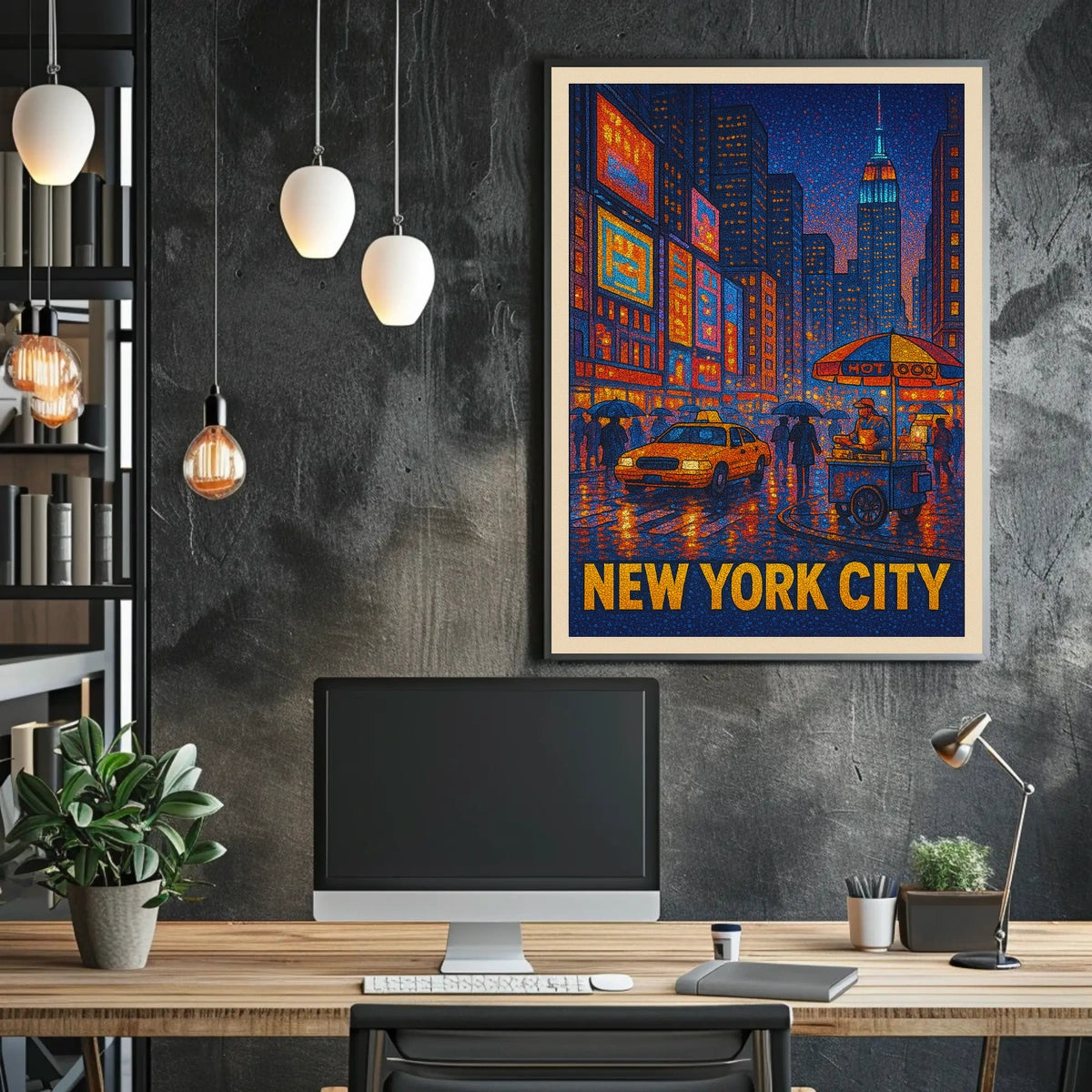 New York City Nightlife Poster