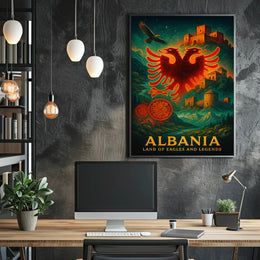 Albania Land of Eagles and Legends Poster