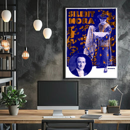 Silent Mora Magic Performance Vintage Cultural Poster