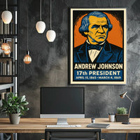 Andrew Johnson 17th President Poster