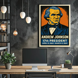 Andrew Johnson 17th President Poster
