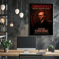 Calvin Coolidge 30th President of the United States Zombidents Poster Series