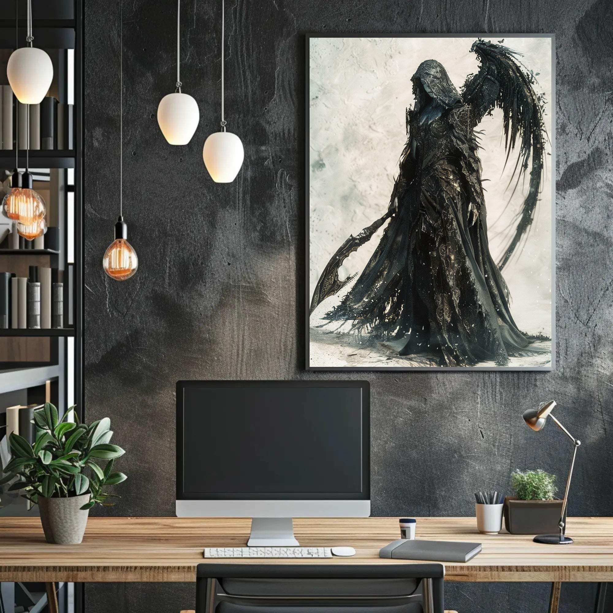 Dark Mythical Figure Fantasy or Mythology Poster PosterGoat