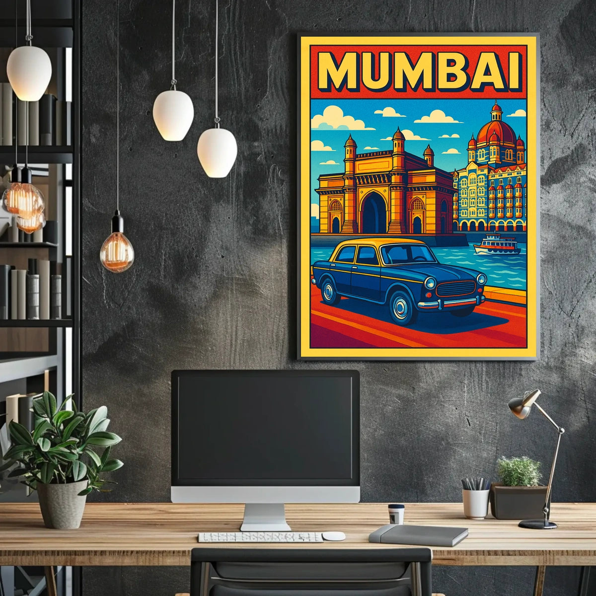 Mumbai A Vibrant Cityscape Poster